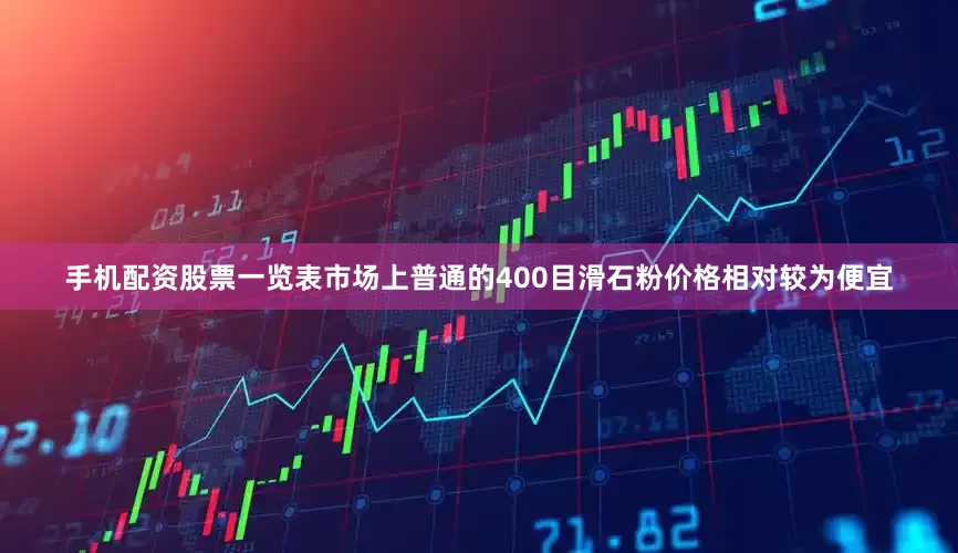 手机配资股票一览表市场上普通的400目滑石粉价格相对较为便宜